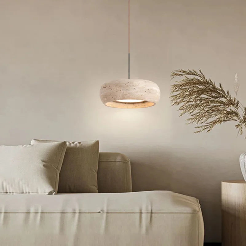 DecorBites™ LED Pendant Lights Natural Stone