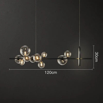 Contemporary LED Glass Ball Pendant – Elegant Home Lighting