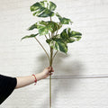 Dlight Decor 90cm Monstera Branch with Tropical Turtle Leaves