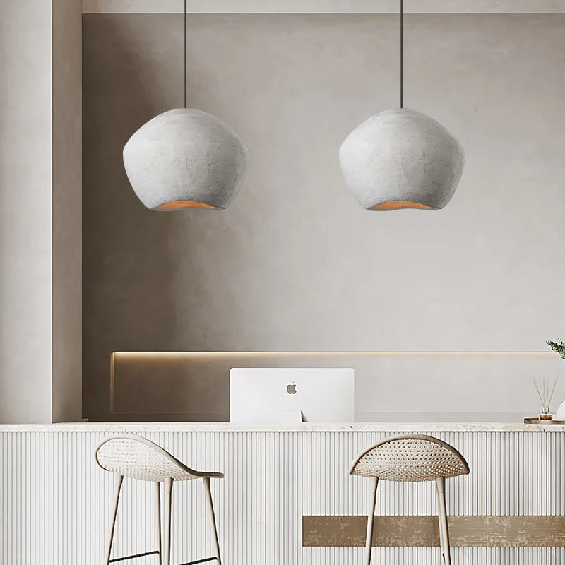 Designer Pendant Lamp - Nordic Minimalism Wabi Sabi Wind Pendant Lights for Restaurant, Bar, Home Dining Room