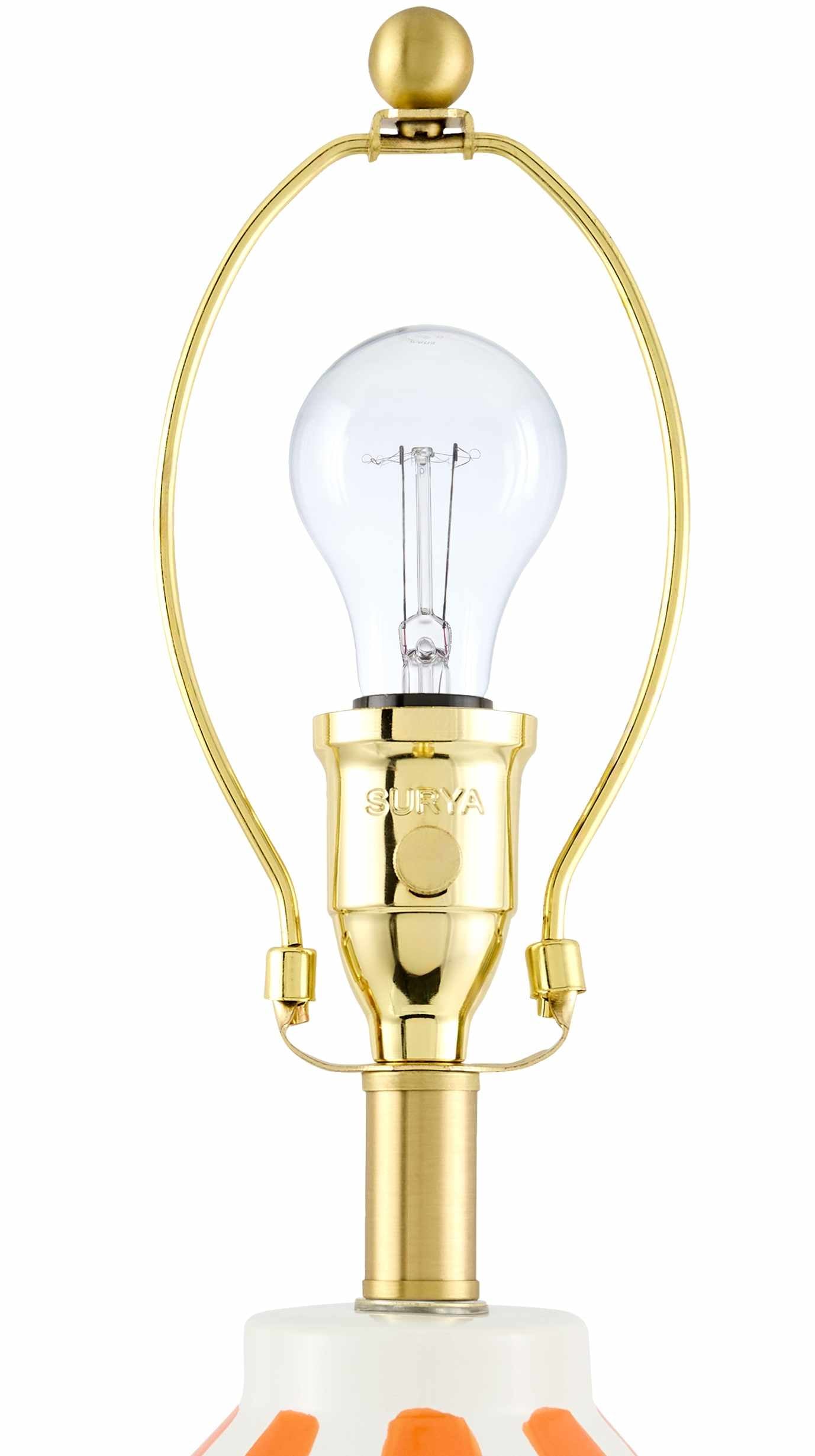 Isbergues Orange Table Lamp