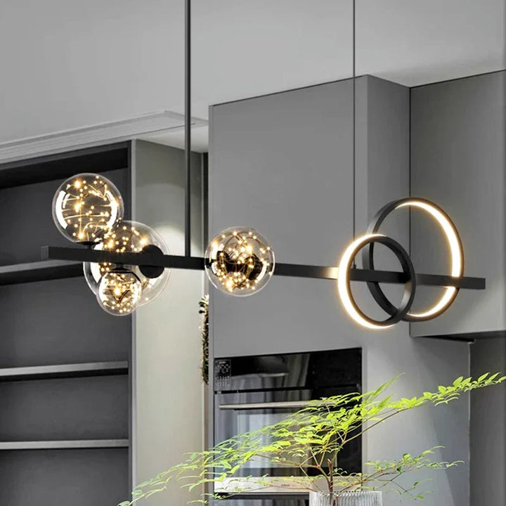 Sleek Modern Pendant Lights - Versatile Indoor Lighting for Dining and Living Rooms