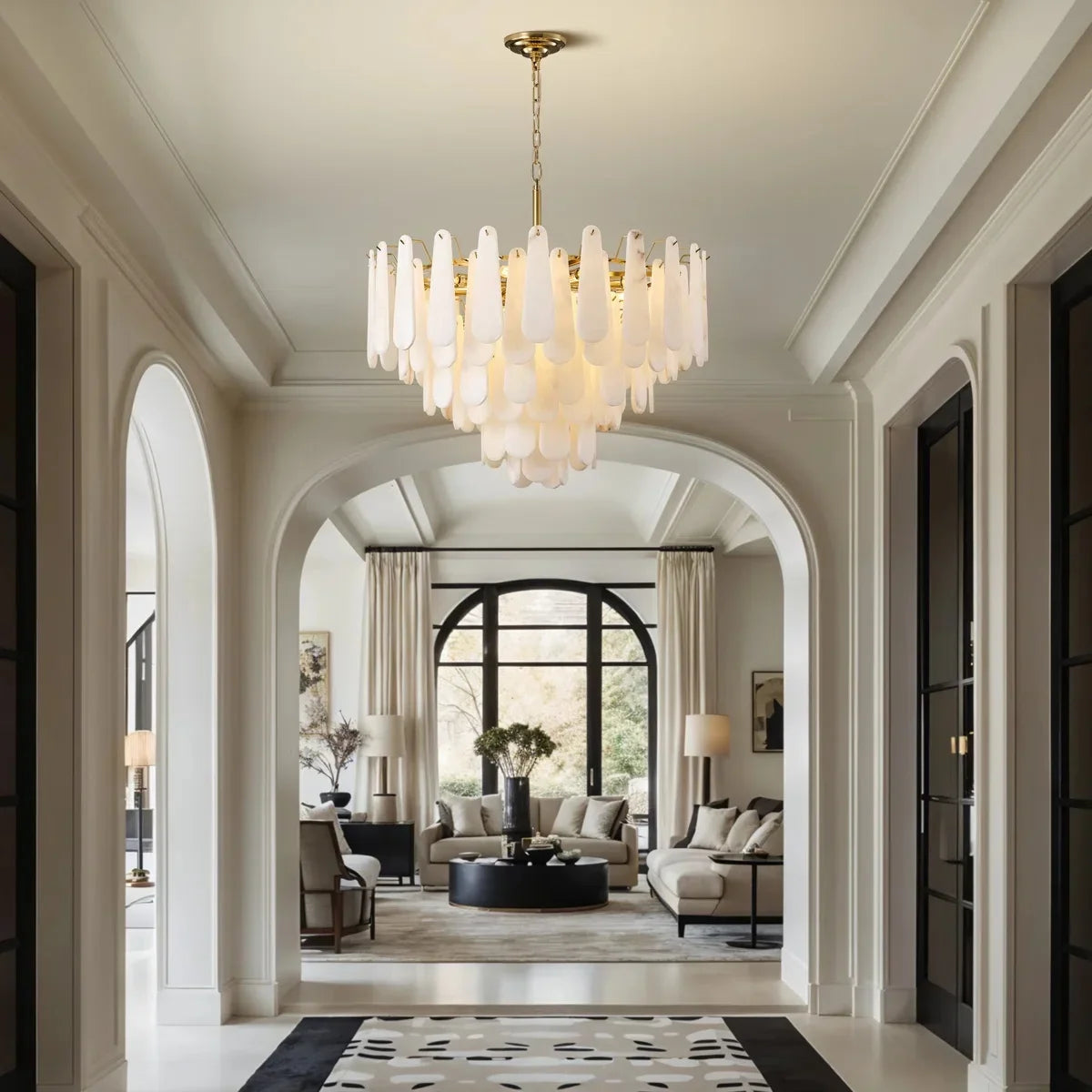 Marble Pendant LED Chandelier
