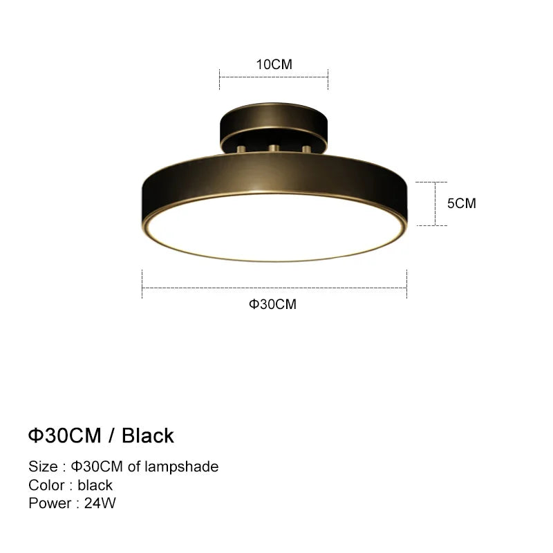Modern LED Ceiling Chandelier – Adjustable Brass Lighting for Home
