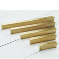 Brass Trapezoidal Cabinet Handles - High-End Golden Drawer Pulls for Wardrobes and Furniture