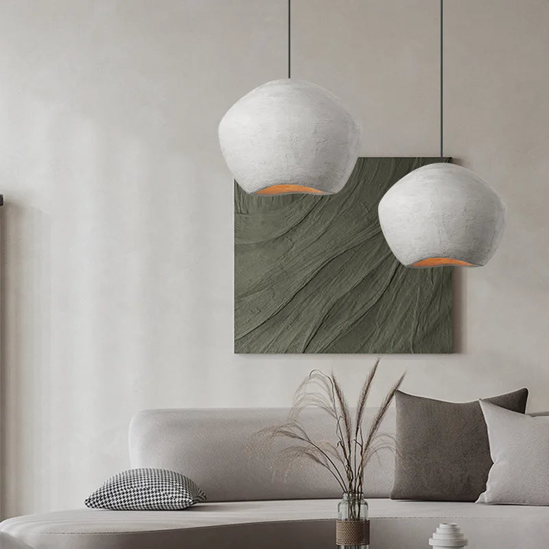 Designer Pendant Lamp - Nordic Minimalism Wabi Sabi Wind Pendant Lights for Restaurant, Bar, Home Dining Room