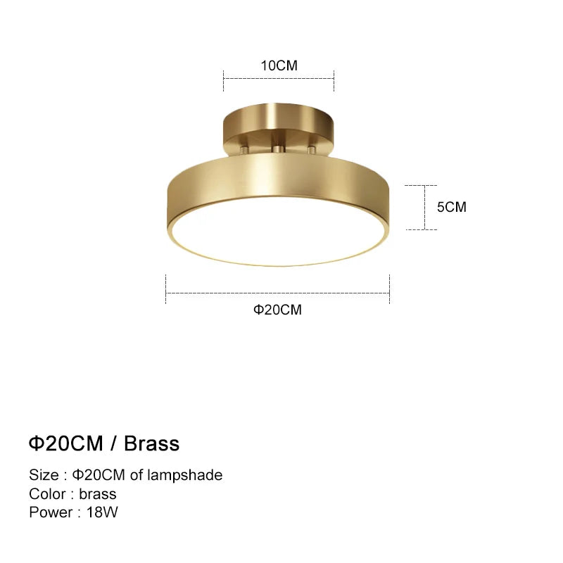 Modern LED Ceiling Chandelier – Adjustable Brass Lighting for Home