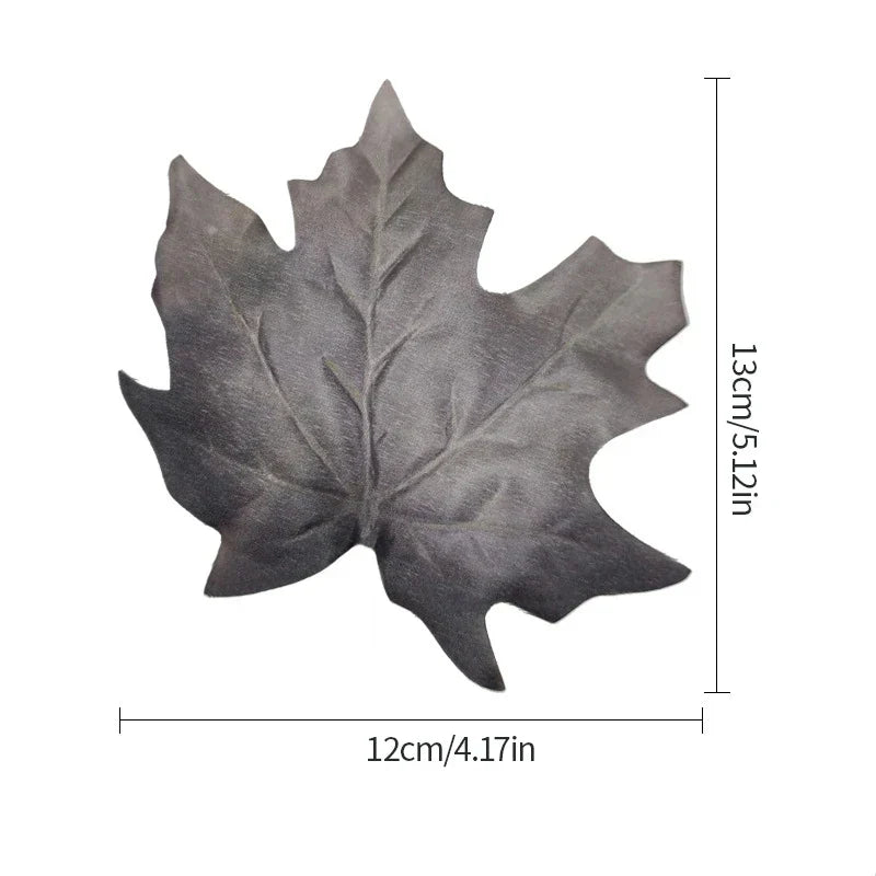 Dlight Decor 12pcs Autumn Maple Leaves for Christmas and Seasonal Decor