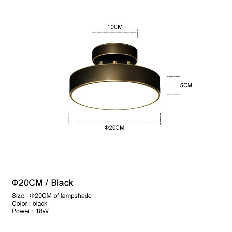 Modern LED Ceiling Chandelier – Adjustable Brass Lighting for Home