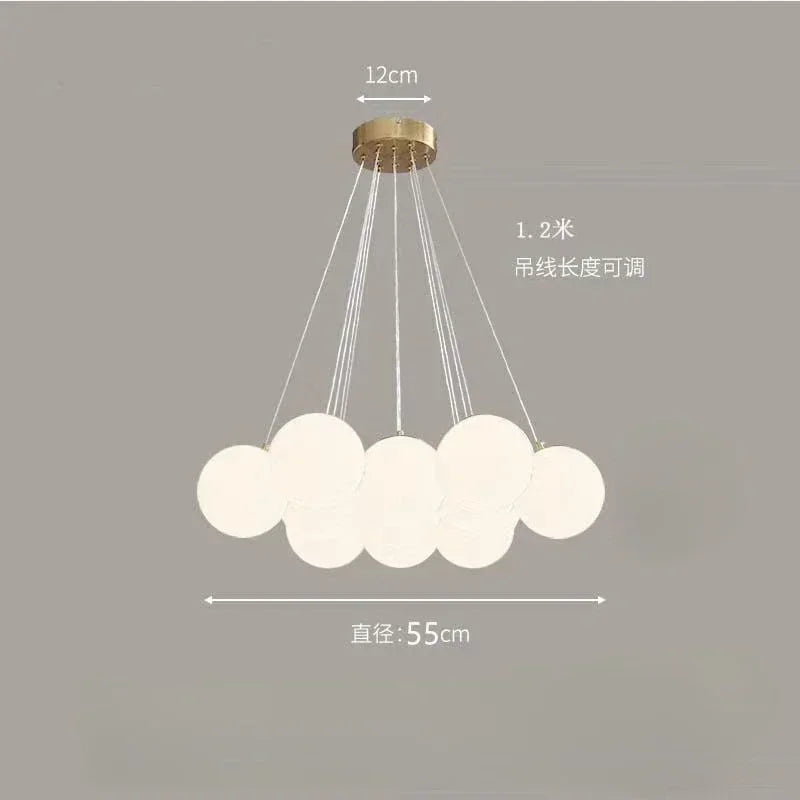 LED Chandeliers Glass Ball