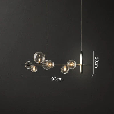 Contemporary LED Glass Ball Pendant – Elegant Home Lighting