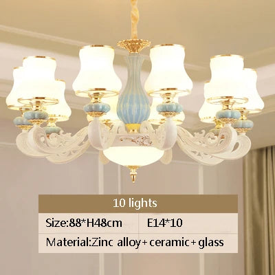 Elegant European-Style Duplex Building Chandelier - Ideal for Villa Living Rooms, Grand Halls, and Stairwells