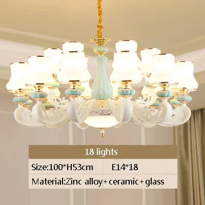 Elegant European-Style Duplex Building Chandelier - Ideal for Villa Living Rooms, Grand Halls, and Stairwells