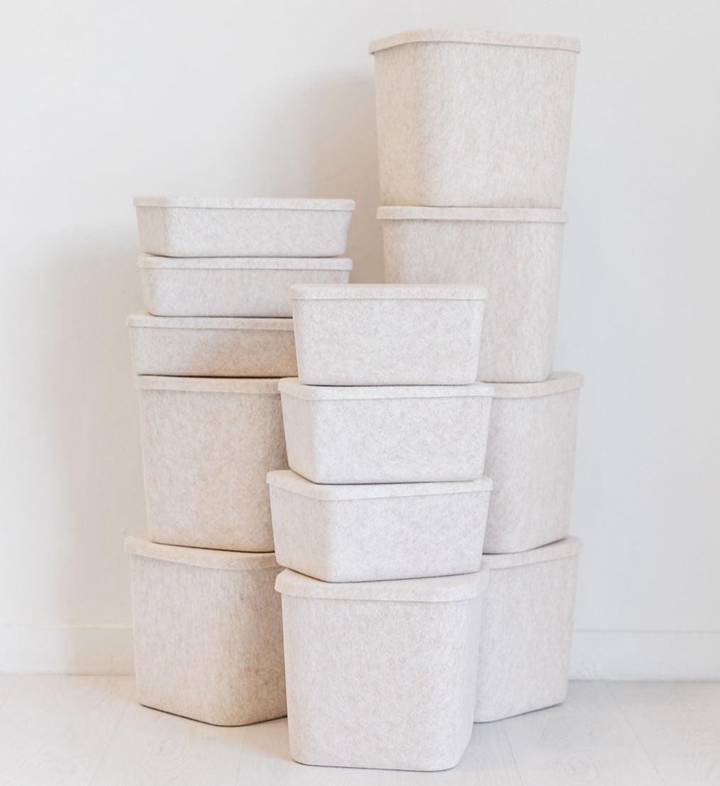 The Sculpted Bin, folks this is their Original and as advertised, they come in a few colors , just take take a peek , looks great for cleaning up that nasty, cluttered space and see how good it feels.