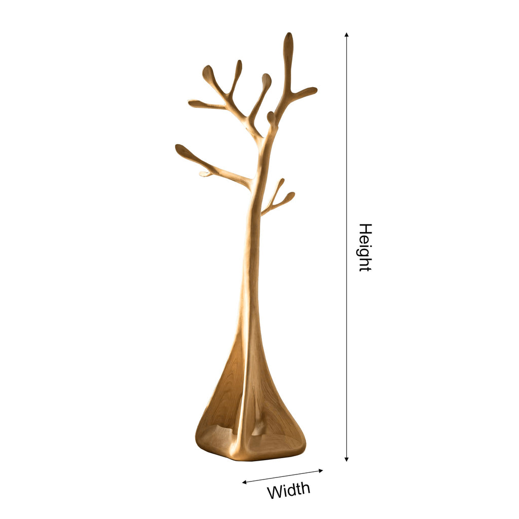 Sylvae Sculpted Solid Wood Tree Coat Rack