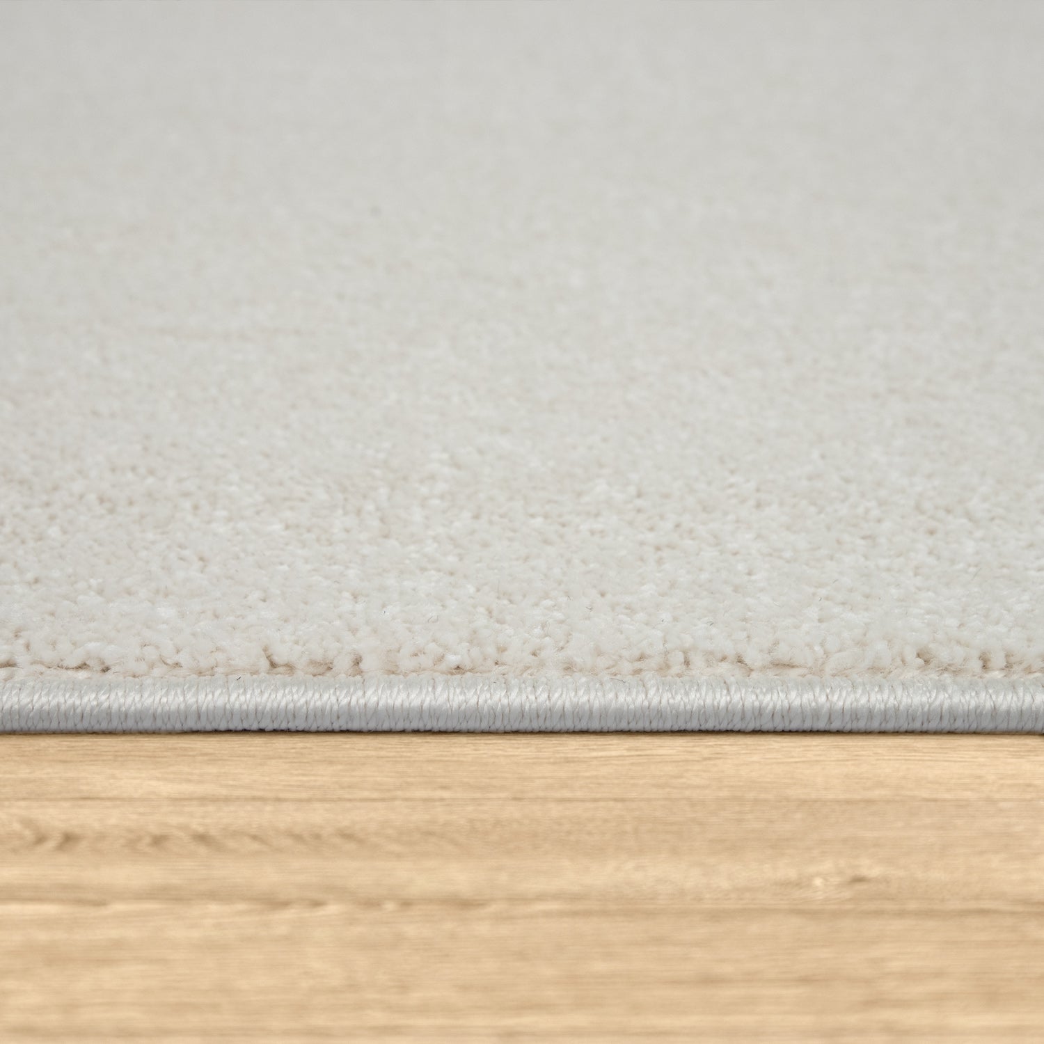 Solid Flatweave Rug Porto for Living Room - Cream