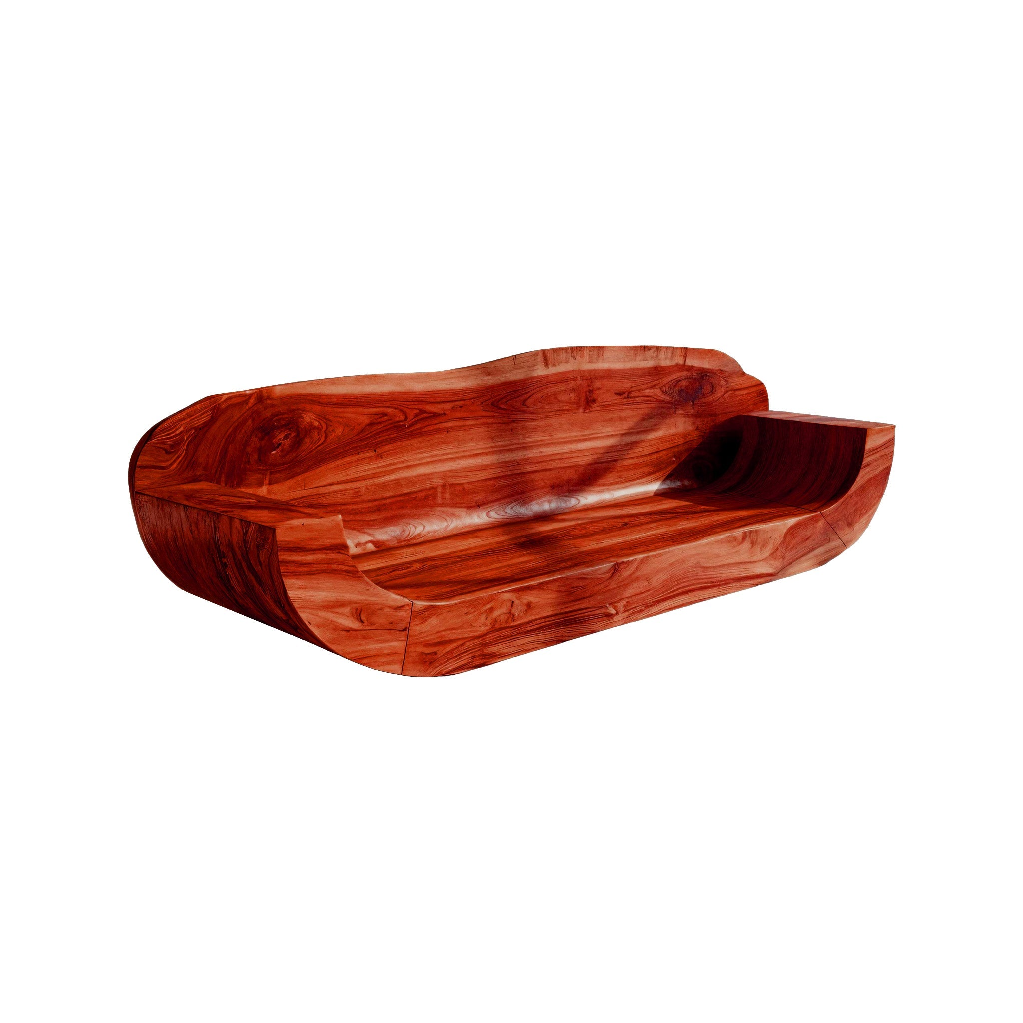 Vireza Sculpted Solid Wood Sofa