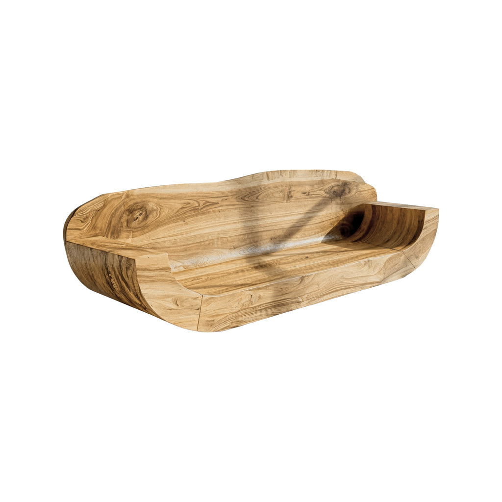 Vireza Sculpted Solid Wood Sofa