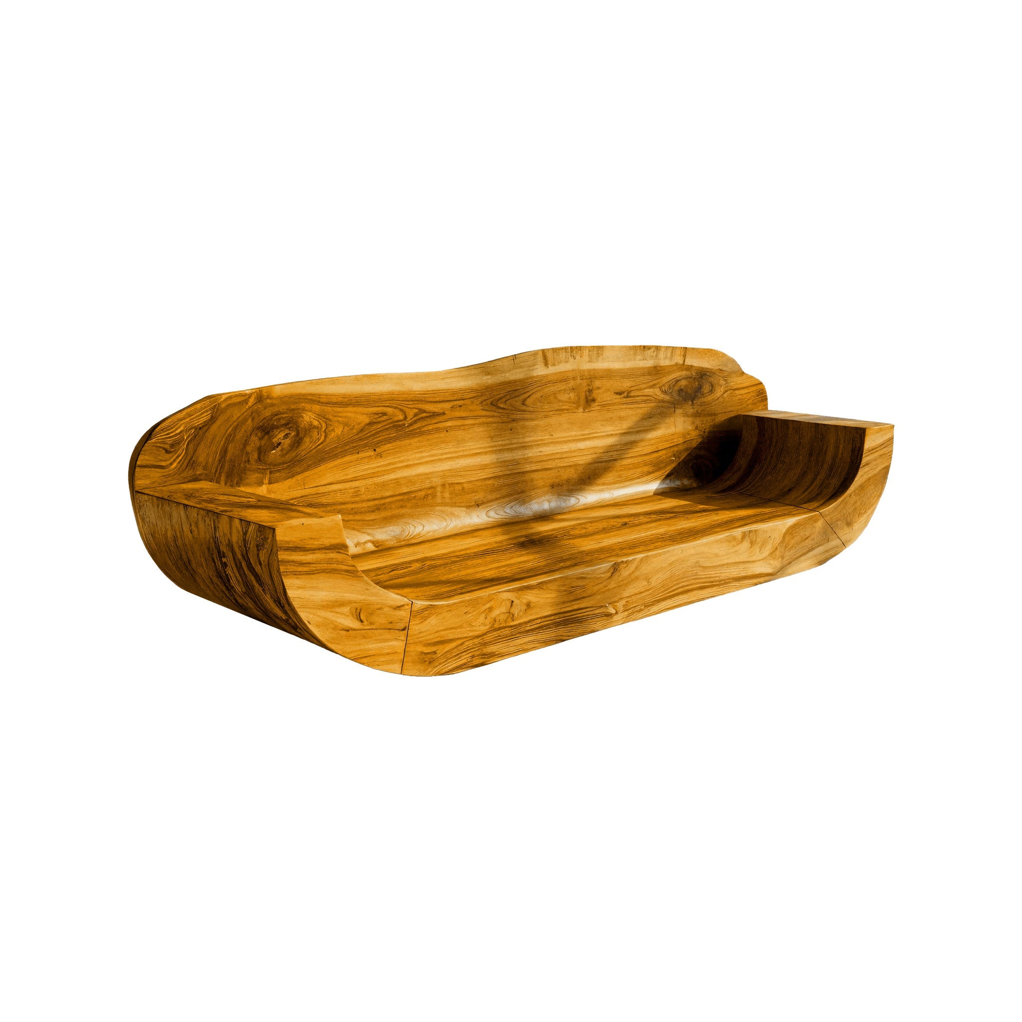 Vireza Sculpted Solid Wood Sofa