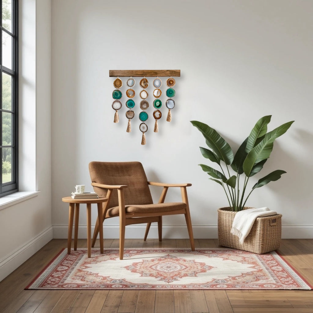 Juniper Uma Agate Wall Hanging (24 Inch)