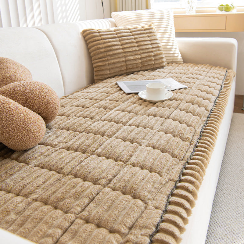 Plush Non-Slip Cushion Cover — Autumn & Winter Collection