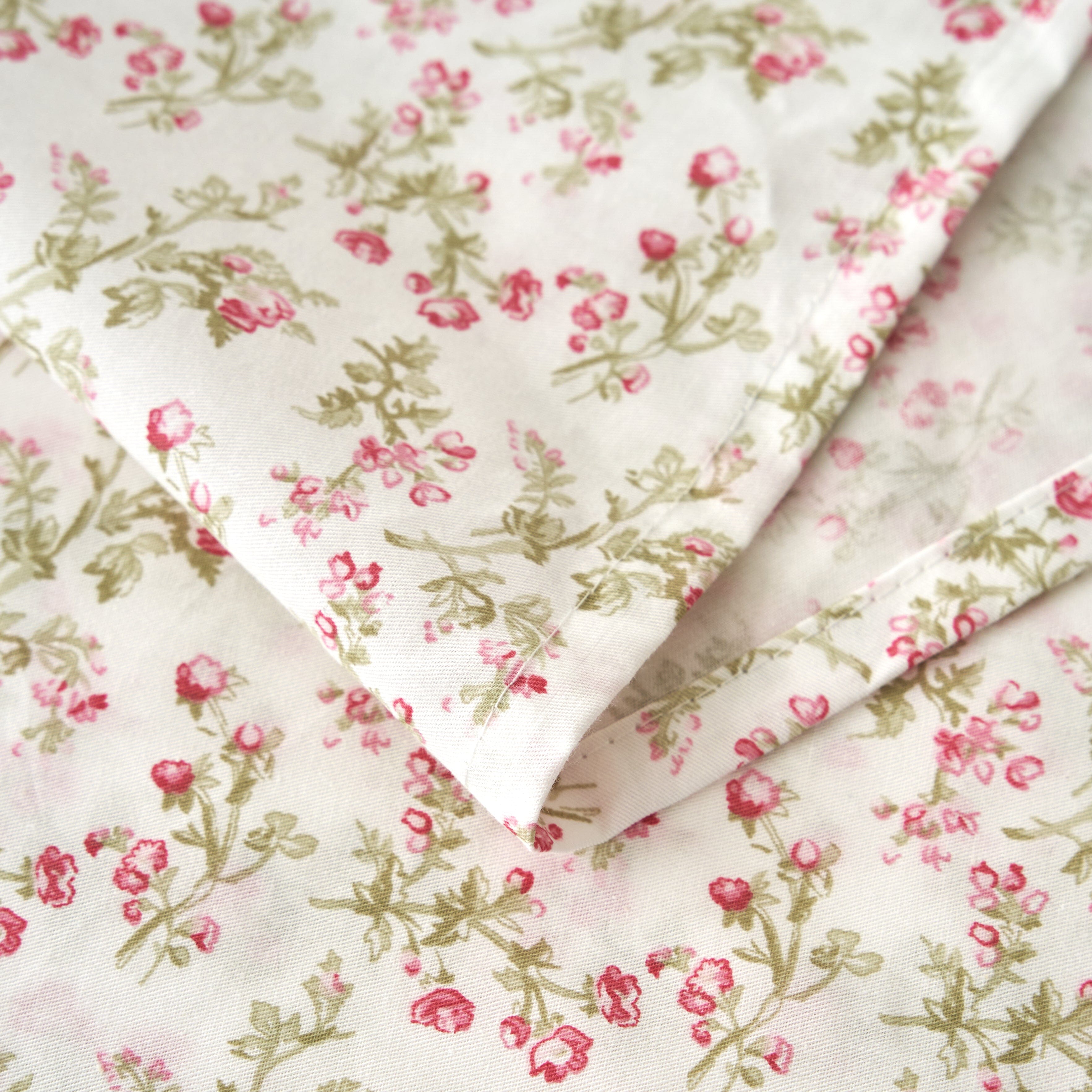 Romantic Coquette Cotton Sheet Set – Floral Deep Pocket Bedding