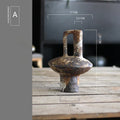DecorBites™ Handmade Ceramic Vase for Dried Flowers