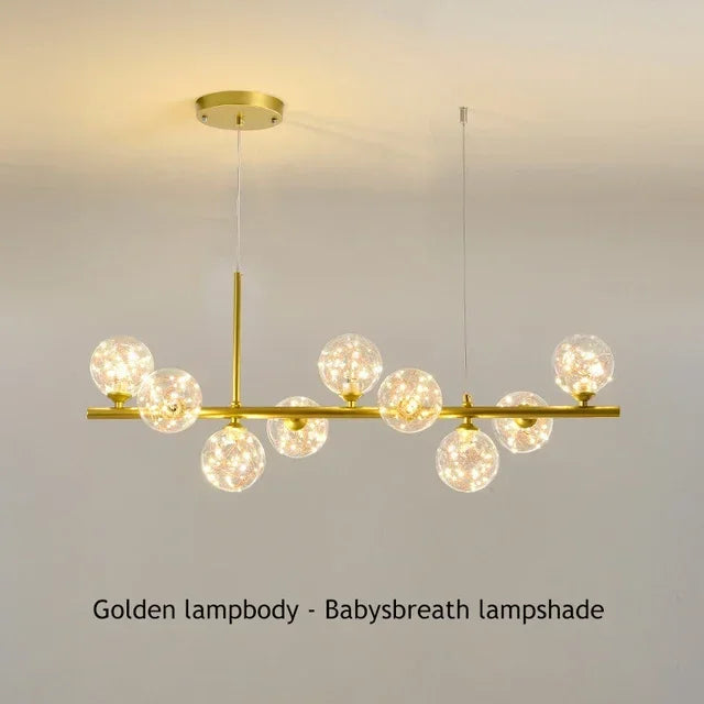 Glass Ball Chandelier – Modern Home Lighting