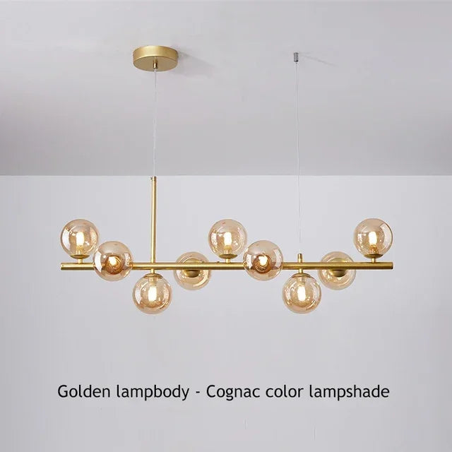 Glass Ball Chandelier – Modern Home Lighting