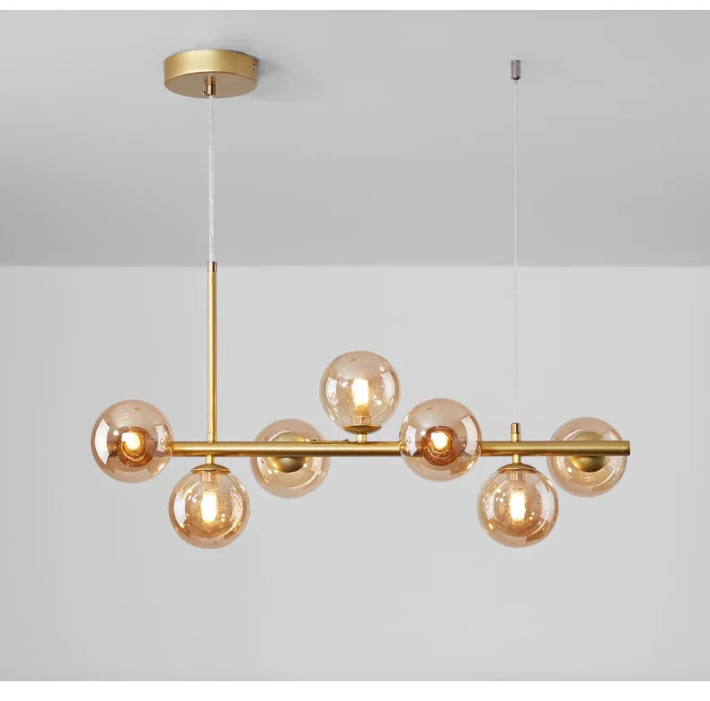 Glass Ball Chandelier – Modern Home Lighting