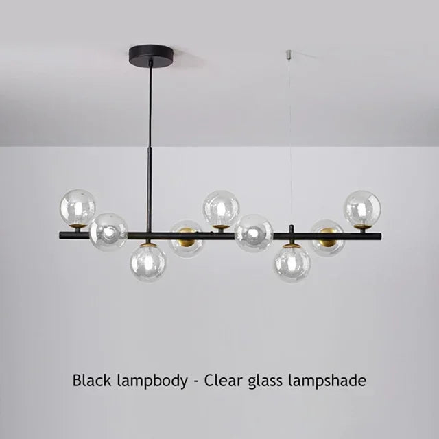 Glass Ball Chandelier – Modern Home Lighting
