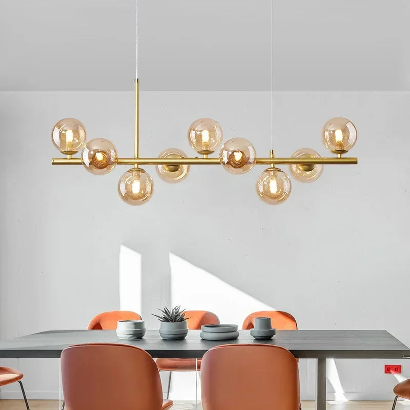 Glass Ball Chandelier – Modern Home Lighting