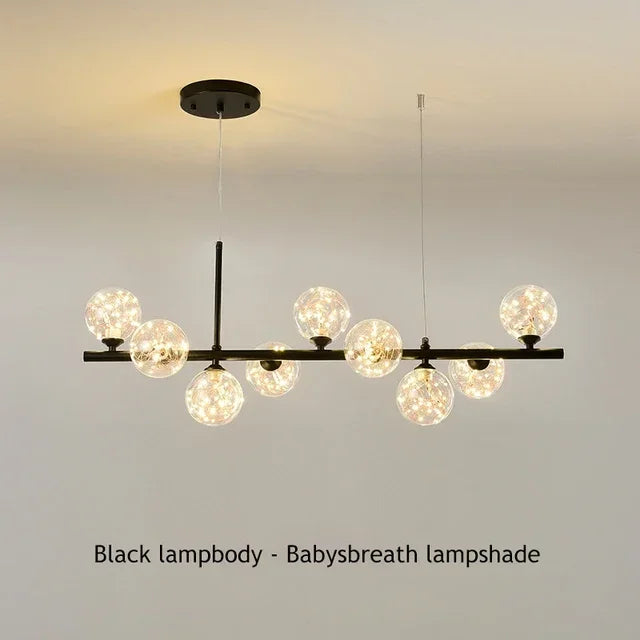 Glass Ball Chandelier – Modern Home Lighting