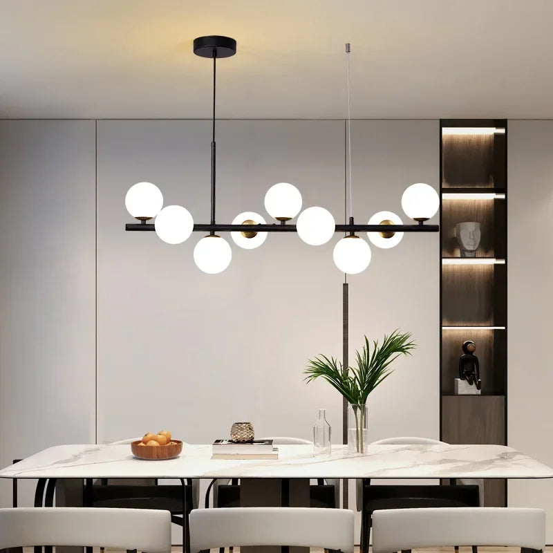 Glass Ball Chandelier – Modern Home Lighting