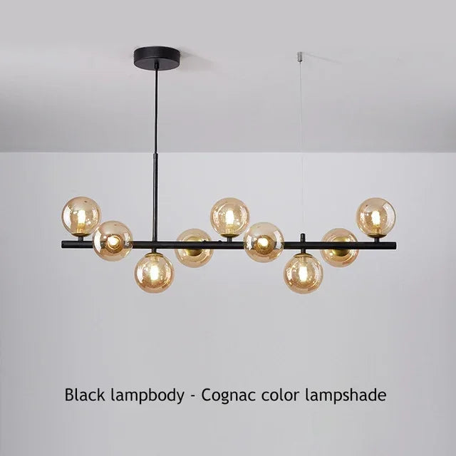 Glass Ball Chandelier – Modern Home Lighting