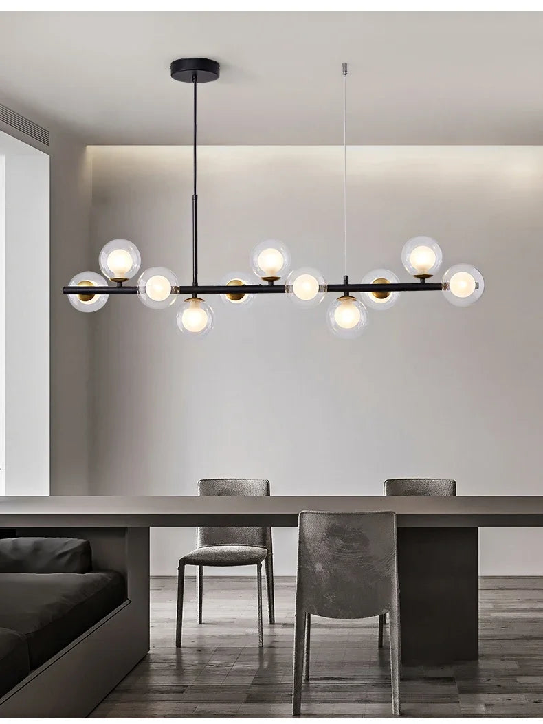 Glass Ball Chandelier – Modern Home Lighting
