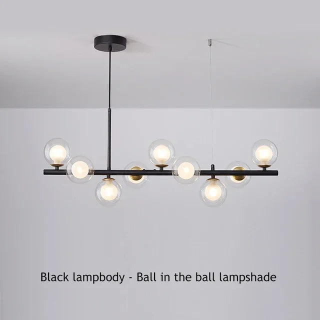 Glass Ball Chandelier – Modern Home Lighting