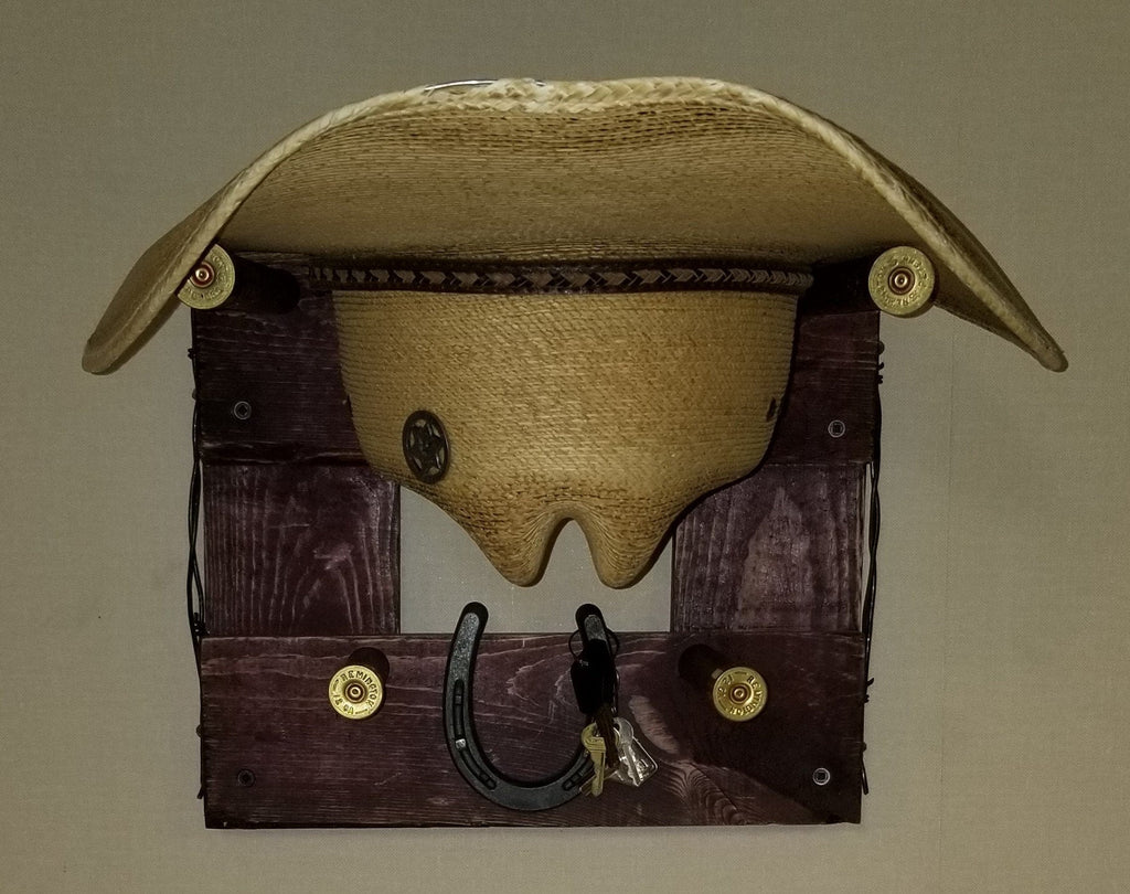 The 1-Hatter: Horizontal Wall-Hanging Western Organization