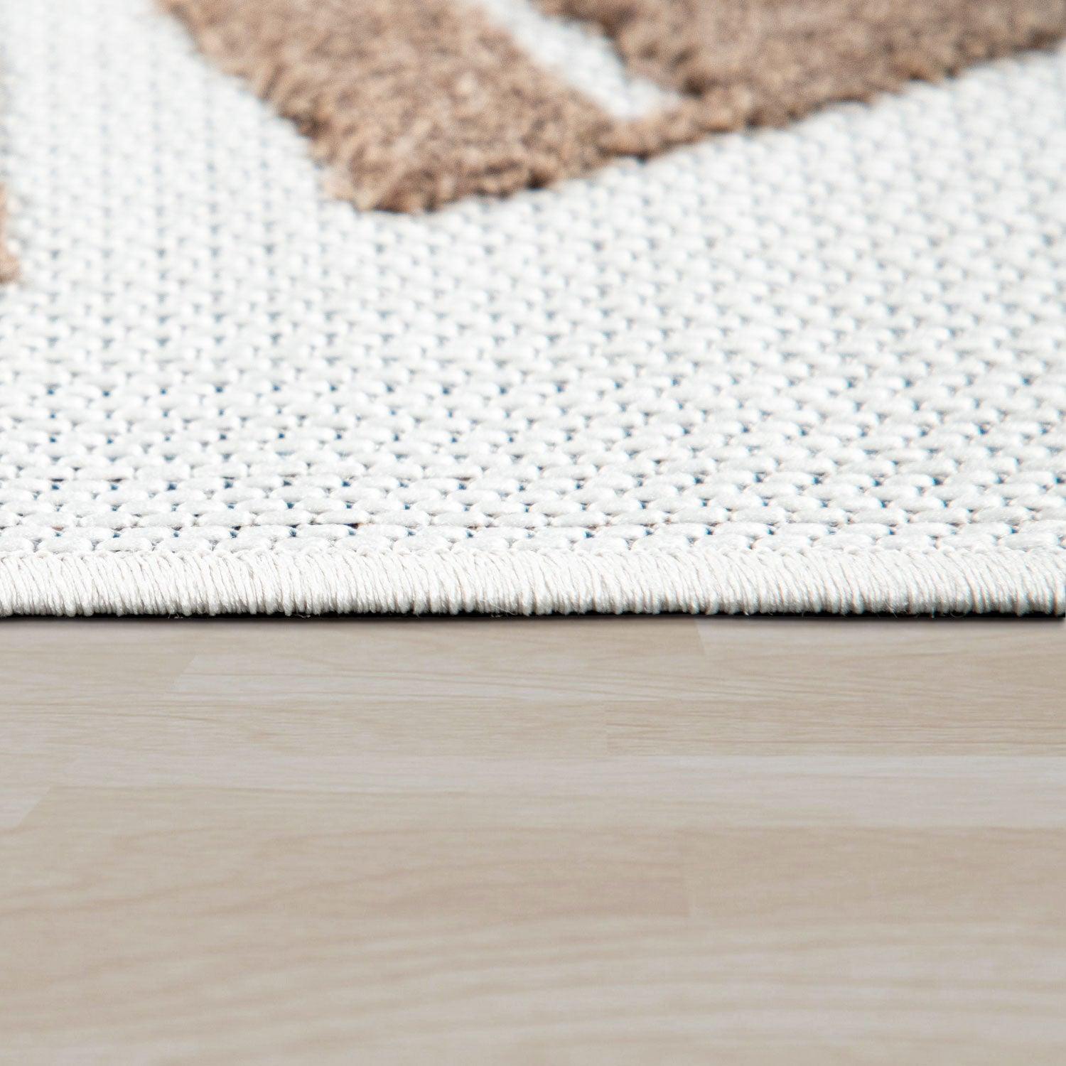 Kids Rug Tweet Happy Lion Play-Mat in Beige