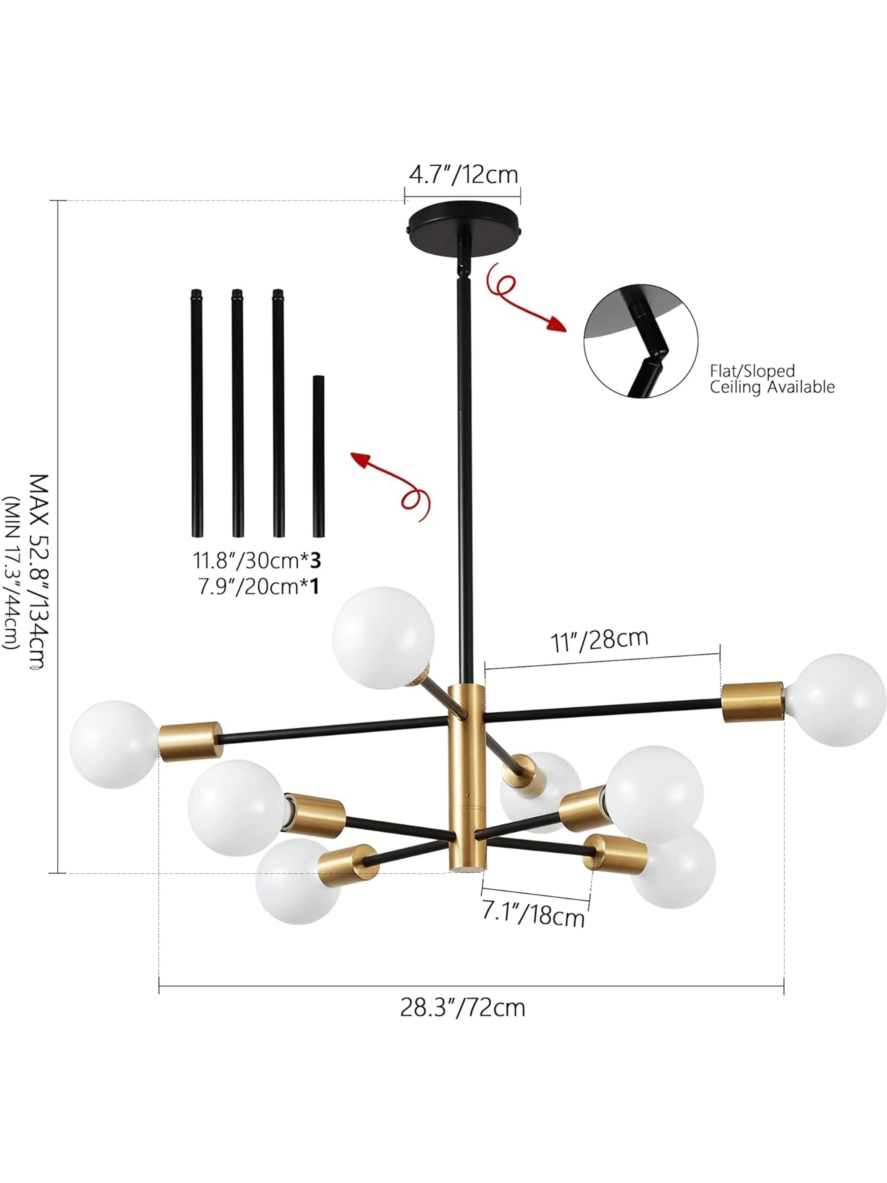 LED Magic Bean Chandelier – Indoor Modern Lighting