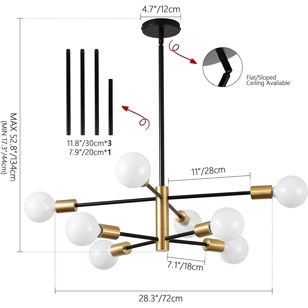 LED Magic Bean Chandelier – Indoor Modern Lighting