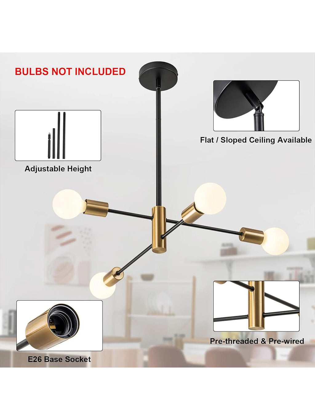 LED Magic Bean Chandelier – Indoor Modern Lighting