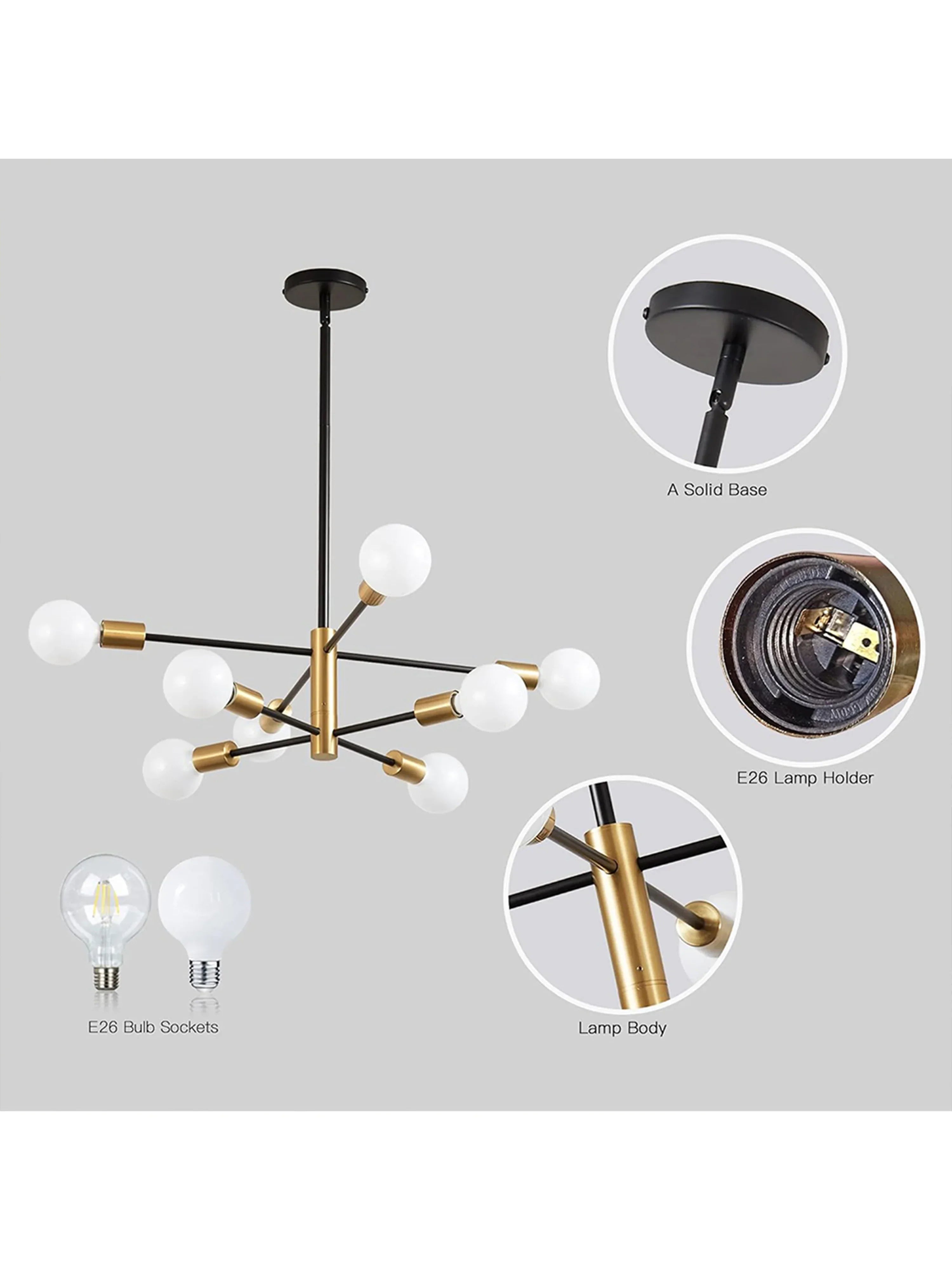 LED Magic Bean Chandelier – Indoor Modern Lighting
