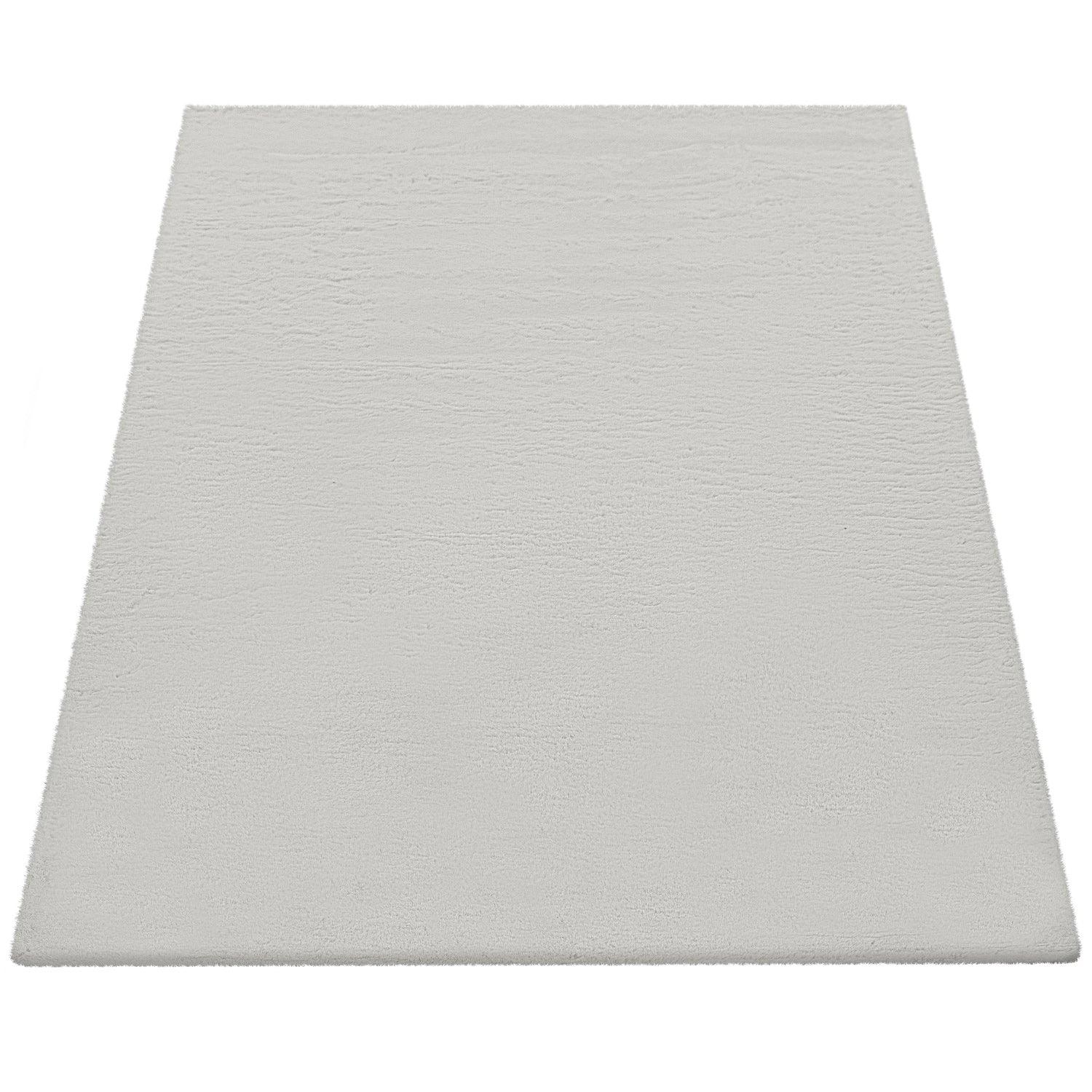 Super Soft Area Rug Fluffy High Pile Cosy Luxurious Touch in Solid Cream