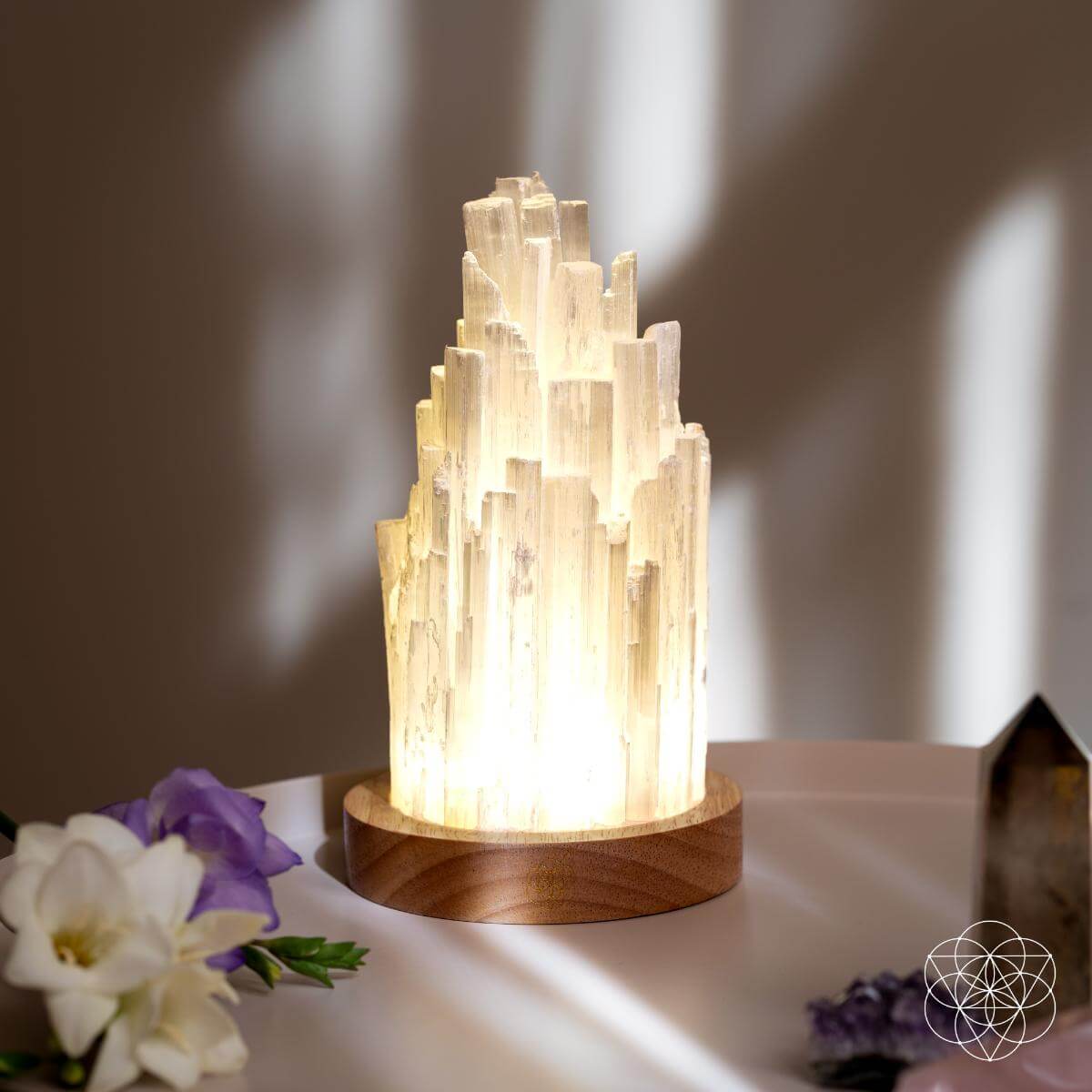 Cleanse-All Selenite Lamp – 2 lb Healing Crystal Lamp