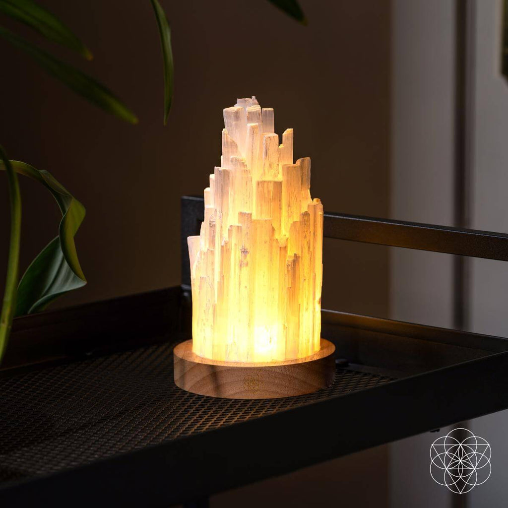 Cleanse-All Selenite Lamp – 2 lb Healing Crystal Lamp
