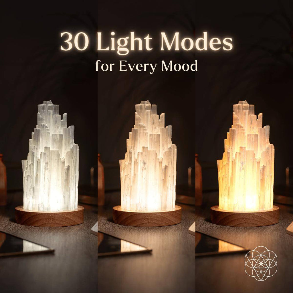 Cleanse-All Selenite Lamp – 2 lb Healing Crystal Lamp