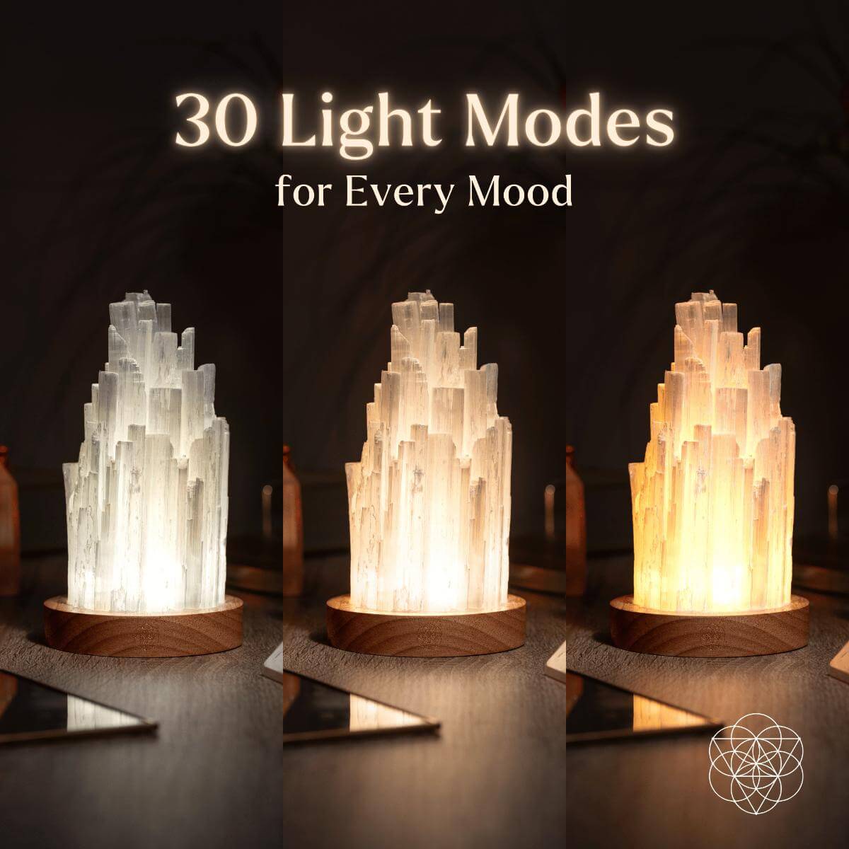 Cleanse-All Selenite Lamp – 2 lb Healing Crystal Lamp