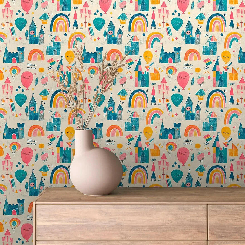Whimsical Kingdom of Dreams Wallpaper