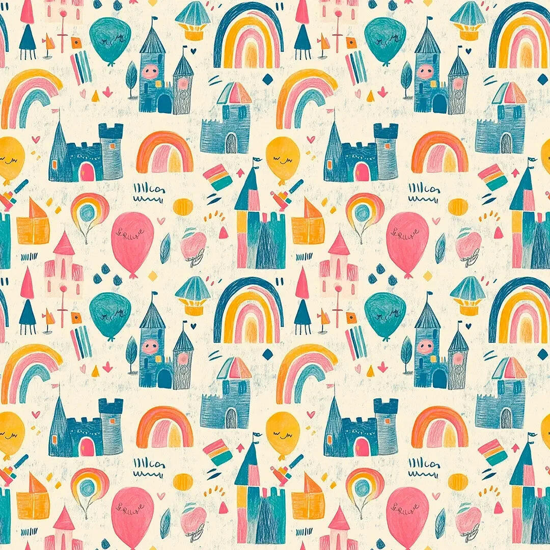 Whimsical Kingdom of Dreams Wallpaper